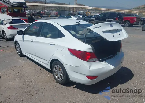 2012 Hyundai Accent Gls из США, поврежденный, VIN KMHCT4AE6CU255377